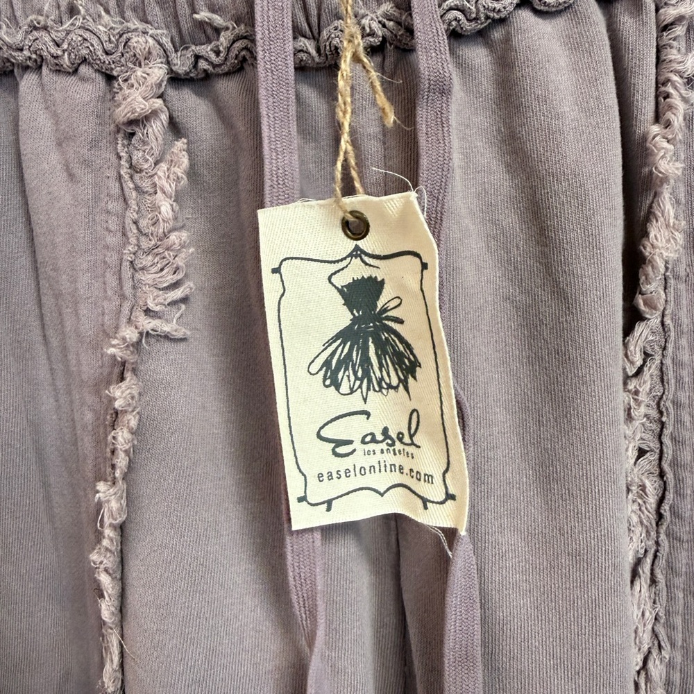 Easel Mineral Washed Fray Pants NWT - Picture 5 of 6